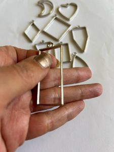 Silver Blanks/Bezel Diy/Resin - Set Of 10