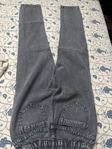 Gray Wash Jogger Jeans