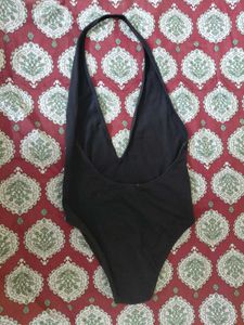 Black Halter Neck Body suit