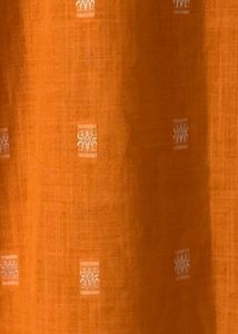 Vibrant Orange Printed Kurta