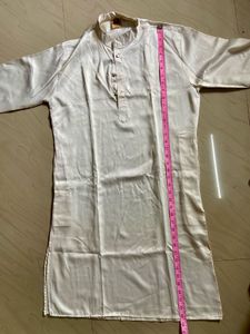 Men's Cream Kurta