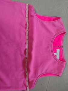 Bright Pink Sleeveless Top
