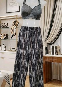 Sale 🔥High-Waist Printed Trousers | Comfy Wide-Le