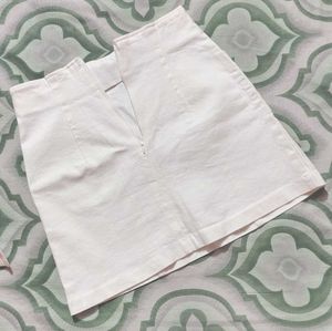 White Mini Skirt