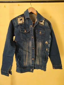 Distressed Denim Jacket