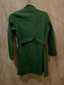 Stylish Green Denim Jacket (size-M)