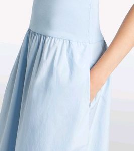 Sky Blue Sleeveless Maxi Dress