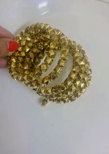 New Trendy Gold Stud Bracelet  | Only 1 Left🔥