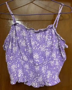 Lilac Floral Cami Top