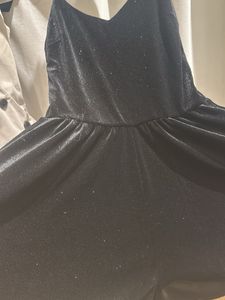 H&amp;M Little Black Slip Romper Dress
