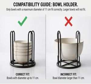 🆕Black Iron Bowl Holder Stand (Multipurpose)
