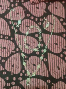 Rose Quartz Jewelry Set