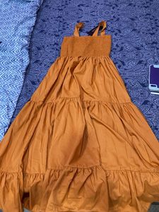 Tokyo Talkies Chic Tiered Smocked Maxi Dress