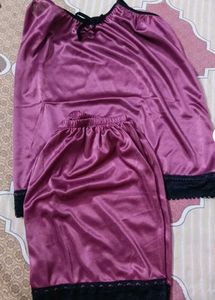 New Satin Camisole &amp; Shorts Sleepwear Set