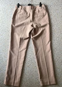 Beige Tailored Trousers