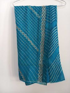 BLUE GEORGETTE SAREE