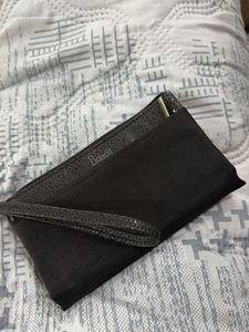 Chic Black Wristlet Clutch