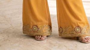 corset Kurta Set with bootcut Palazzo
