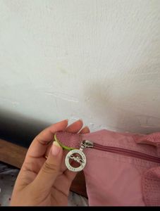 Pink Longchamp Le Pliage Bag(₹4500)