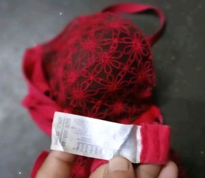 Red Lace Bra