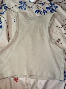H&amp;m Beige Tank Top