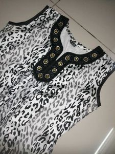 Stylish Leopard Print Mini Dress