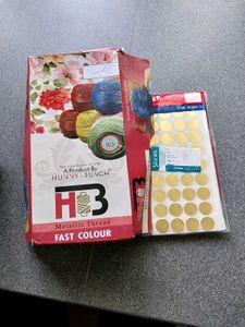 10 COLOR METALIC YARN