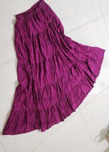 Beautiful Rani Pink Ethnic Skirt