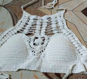 Crocheted Bikini Top