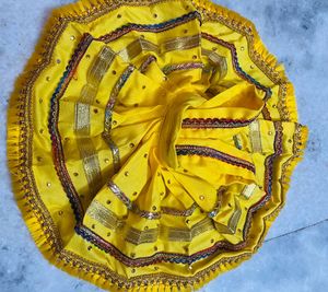 Laddu Gopal Fancy Dress Colours Yellow Only 1 Dres