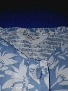 US POLO BRANDED TOP