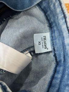 Stylish Denim tube top with Belt