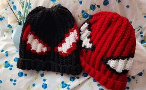 Spider-Man Inspired Crochet Beanies
