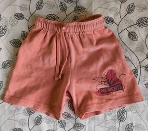Cute  Shorts with Floral Design
