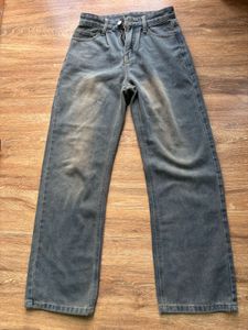 Vintage Wash straight Jeans