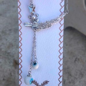 Evil Eye Butterfly Necklace anti tranish