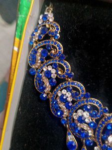 Stunning Blue &amp; White Stone Jewellery Set