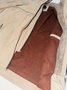 Men's Beige Full Sleeve Jacket