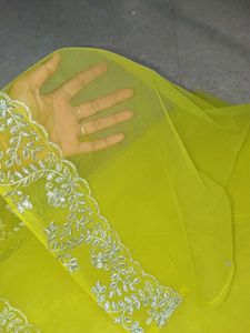 Stunning Yellow Embroidered Kurta Set