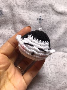 Handmade Crochet Whale Keychain