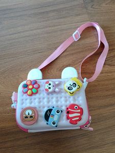 Cute Kids Pink Cartoon Crossbody Bag (any 1 )