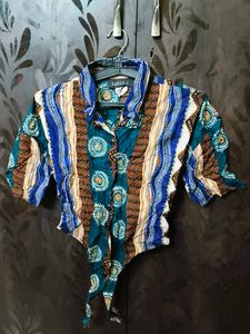 Patterned Cascais Top