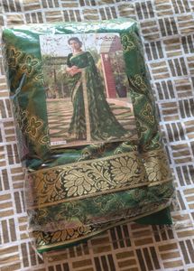 Elegant Green Saree