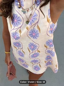 Floral Print Mini Dress