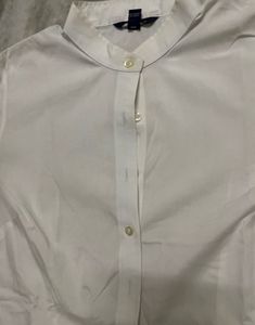 Classic White Button-Down Shirt