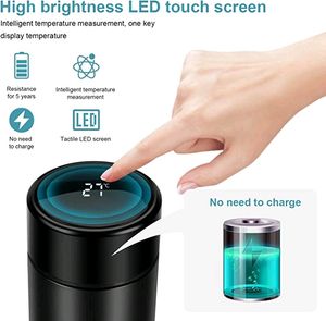 Temperature Digital Display Stainless Steel Bottle