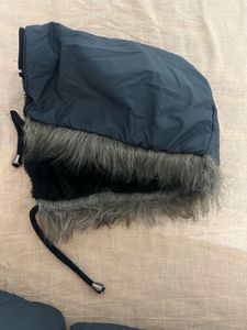 Puffer Jacket with Fur-Lined Hat
