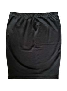Black Textured Faux Leather Mini Skirt