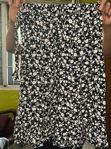 Floral Print Mini Skirt