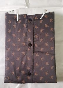 Men's Printed Casual Purple Shirt Cotton Formal XL